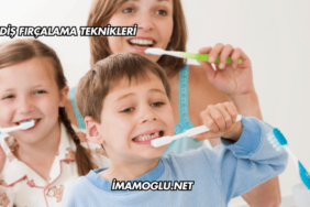 Diş Fırçalama Teknikleri