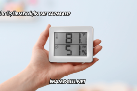 Nemi Düşürmek İçin Ne Yapmalı?