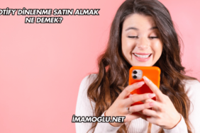 Spotify Dinlenme Satın Almak Ne Demek?