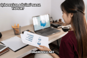 Tez İçindekiler Bölümü Nasıl Yapılır?