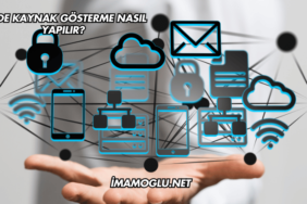 Tezde Kaynak Gösterme Nasıl Yapılır?